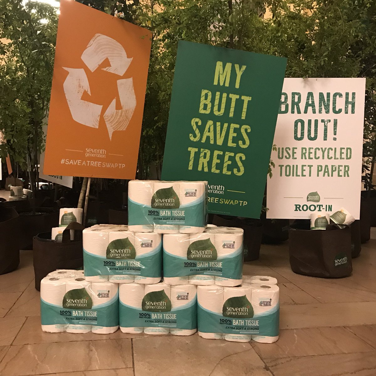 Branch out people! #SaveaTreeSwapTP <a href="/SeventhGen/">Seventh Generation</a>