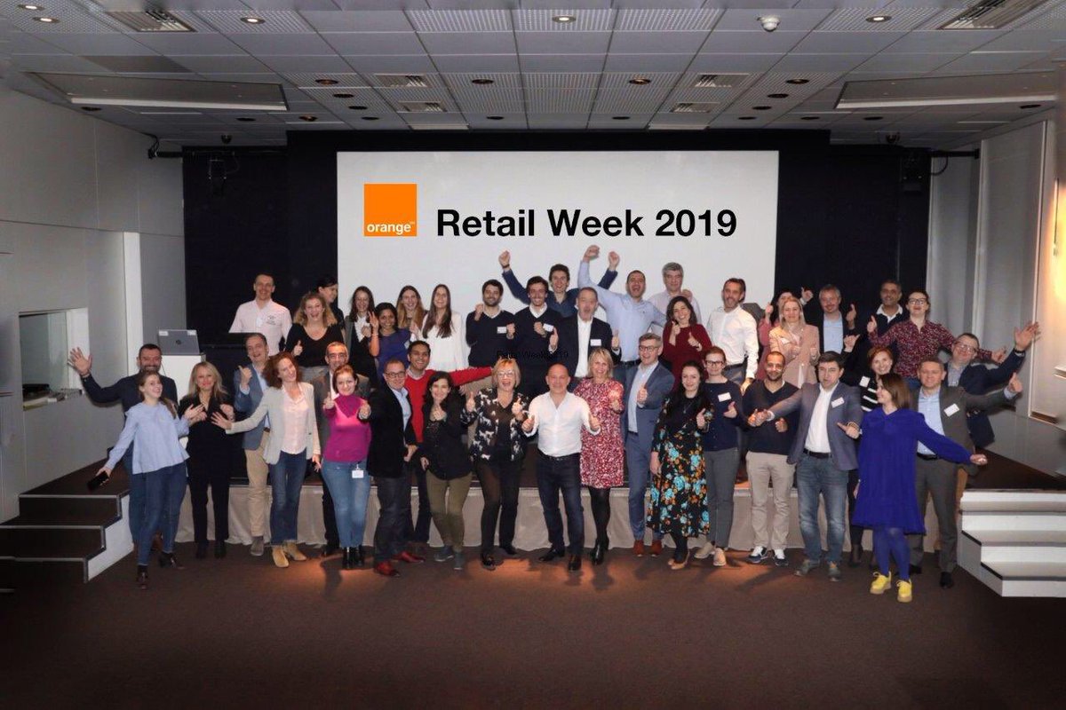 c_rebstock's tweet photo. Happy to welcome 12 countries to the Orange Retail Week. A great opportunity to share around #5G #IoT #bank #strategy #digital #smartstore #transformationdigitale @pierredormont @FranceHeringer #orangeretailweek https://t.co/ZwvsrtMhvr
