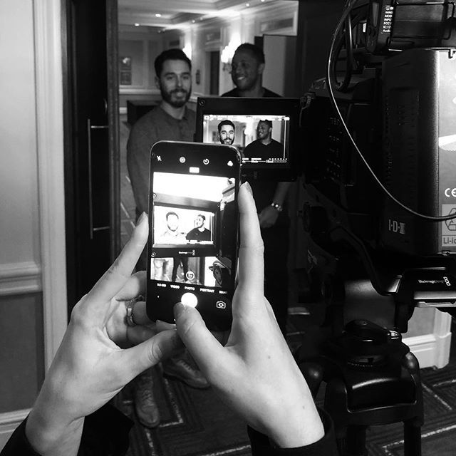 quickbrownfoxUK's tweet photo. It’s all getting a bit meta during our shoot today!
.
.
.
.
.
.
.

#colourcorrection
#adobe 
#aftereffects 
#cinelook
#cinematic 
#luts 
#postproduction 
#sony 
#fs7ii
#filmmaking 
#shot 
#samyang 
#lens 
#filmlook 
#dji 
#canon 
#metabones 
#lens
#filmp… https://t.co/MrRxExnB2H https://t.co/otfHQnPJ0a