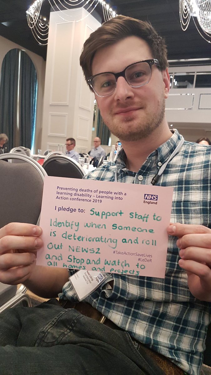 ClaireMileston1's tweet photo. We pledge to put learning into action #LeDeR #TakeActionSaveLives https://t.co/VPZ7vMP1rV