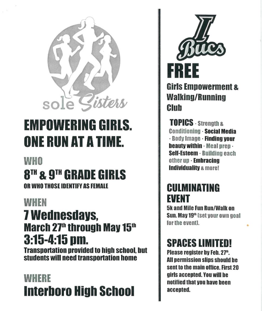ISD_Curriculum's tweet photo. Calling all 8th grade girls - don't miss out on this opportunity to empower your lives! See your school counselor to register today for this free and amazing program! @glenoldenschool @WeAreNorwood @TinicumSchool @SchoolProspect https://t.co/EjILqNHvhY