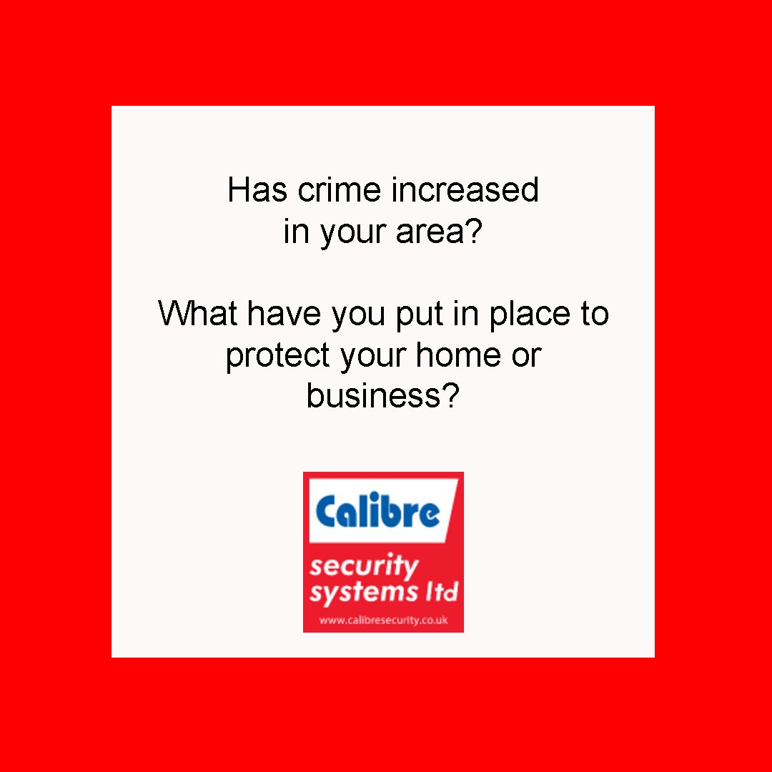 Let us give you a consultation on how to protect your property as crime rises in the UK. Visit calibresecurity.co.uk 0333 577 9001 #calibresecurity #security #cctv #intruderalarms #firealarms #shutters #accesscontrol #smokesystems #protect #property #theft #crime #burgulary