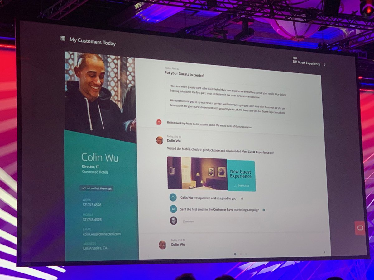 Awesome and new user experience! It’s gonna be great! #ModernCX