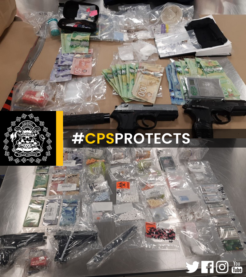 CalgaryPolice's tweet photo. Three men have been arrested and charged with drug trafficking. This investigation was initiated as a result of the Daylight Initiative to address the exponential growth of #methamphetamine in #Calgary. #CPSProtects #yyc https://t.co/RZlCVrmkMv https://t.co/ETd9rj3MHL