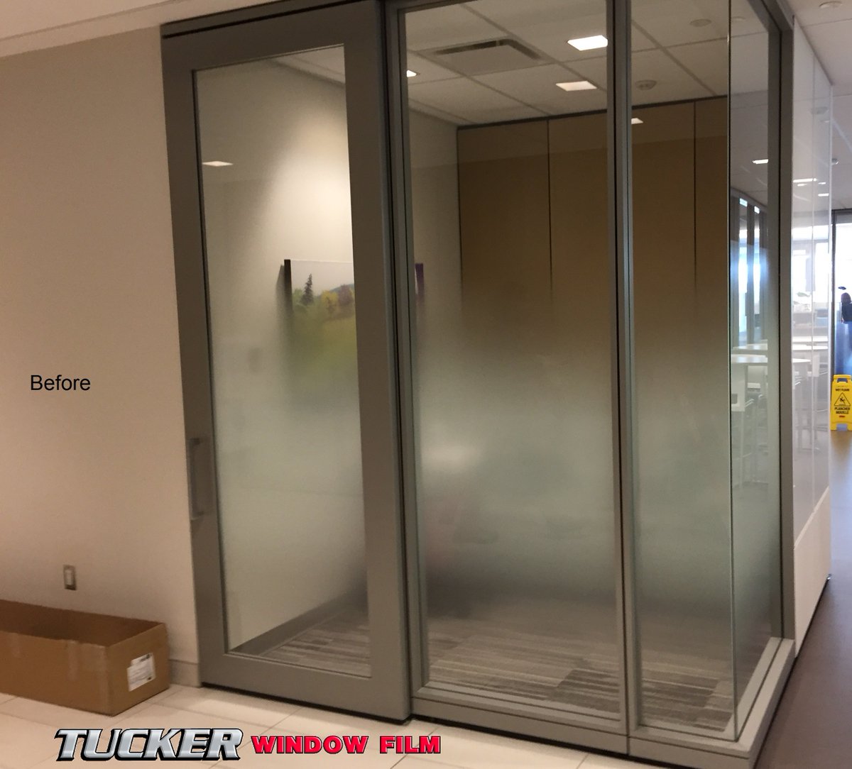 TuckerSolution's tweet photo. Very pleased with this custom printed film project. Have a similar type of project? Message us here and we will contact you. #windowfilmcanada @3MFilms @3MCanada #3MPrivacy #3MGlassFinishes #tuckerwindowfilm https://t.co/whCAlmjqWR