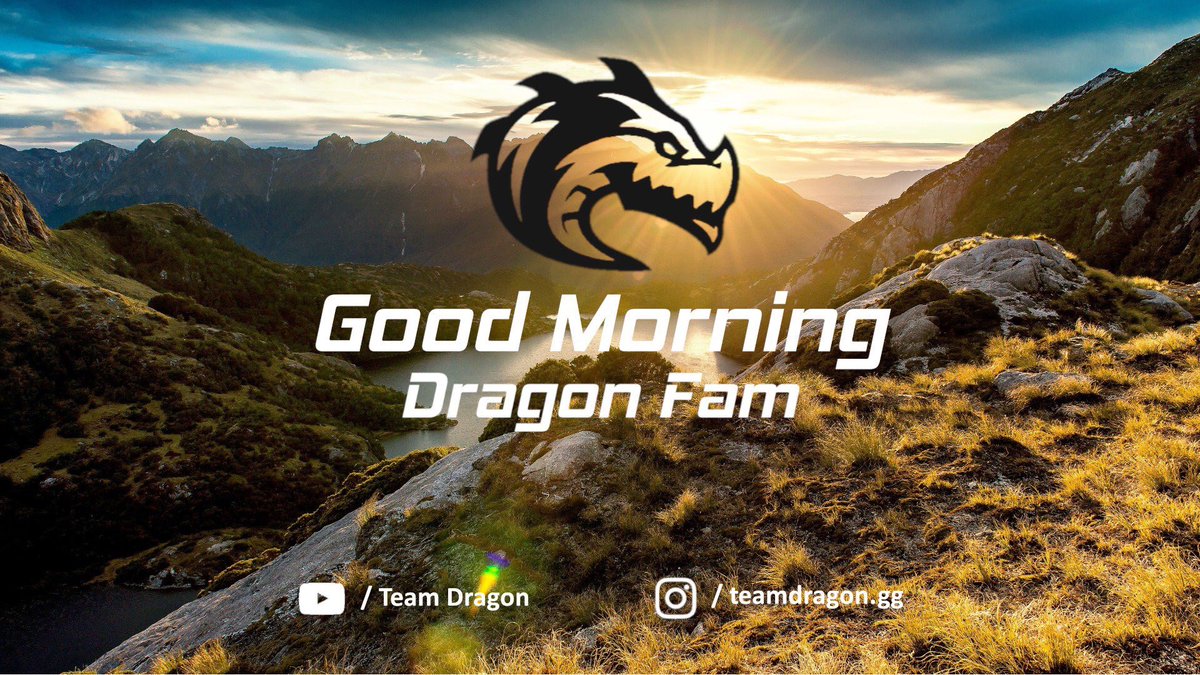 _IntensityGG's tweet image. Good morning #dragonfam! Get out and make today the best you possibly can.
