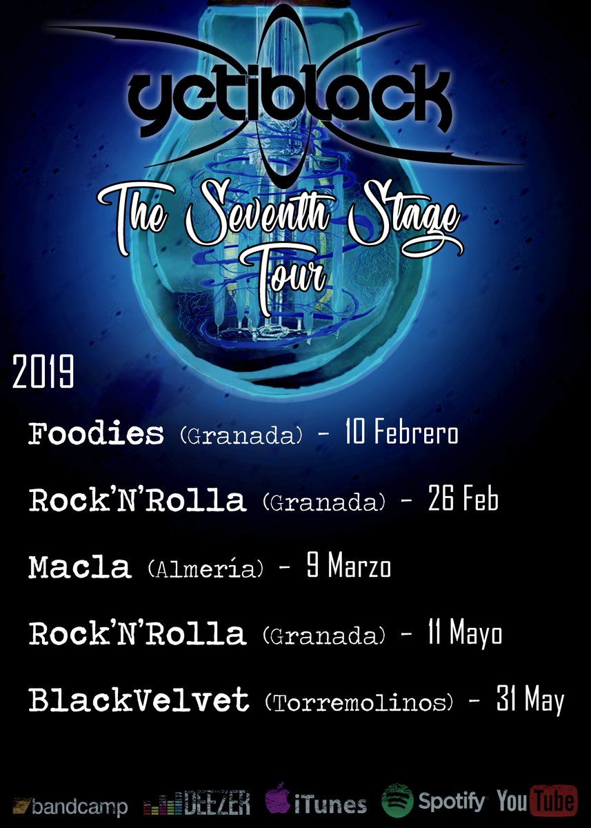 El yetitour pilla forma, no os perdáis nuestros conciertos. Pronto añadiremos más.