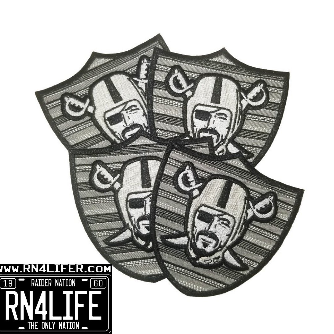 rn4_lifer's tweet photo. Serape Raider patch, order on site #realmenwearblack #demraiderboyzngirlz #raiderstillidie #raiderflag #rn4life #raidersnation #raidernation4life #raiderspix #raidernationforlife #raiders #raidernation #raiderfan #raidersallday #rn4l #rn4lifer #raidersbabyย #only1nation #nation4 https://t.co/j6LgPt4yEY