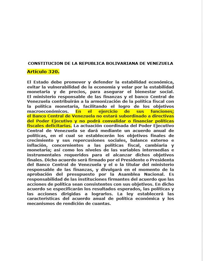 FCastrobe's tweet photo. #HIPERINFLACION el #BCV INCUMPLE lo previsto en #CRBV #Art320 ".... En el ejercicio de sus funciones..... NO podrá convalidar o financiar políticas fiscales DEFICITARIAS" .@prodavinci Venezuela acumula 2.295.981,8% de inflación en los últimos doce meses https://t.co/1emYzfuK4Z https://t.co/hx25YNFARV