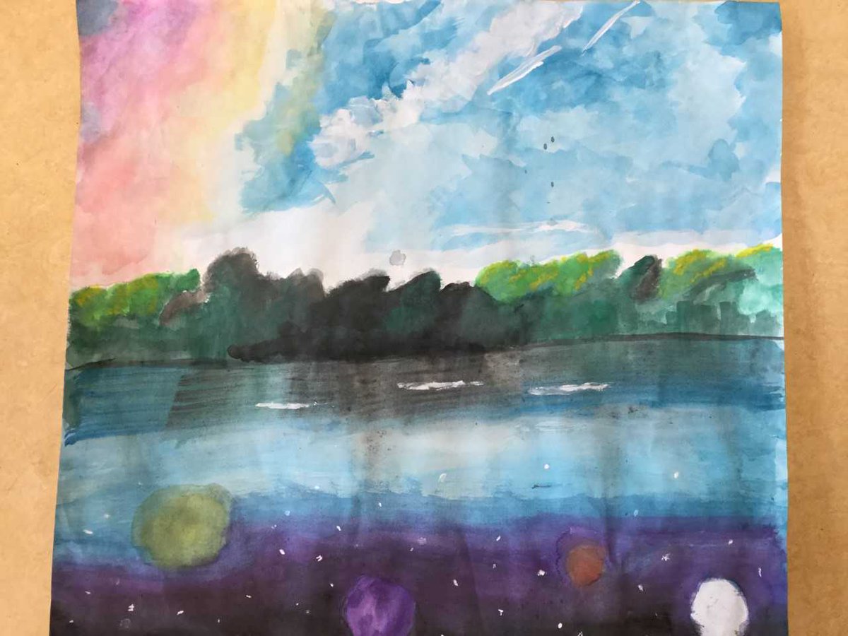'Create your own surreal landscape' was the assigment in Visual Arts. After studying the meaning of surrealism, why and when it developed and closely studying a few surrealist landscape artists' paintings, these were some of the results. #impressive #artists