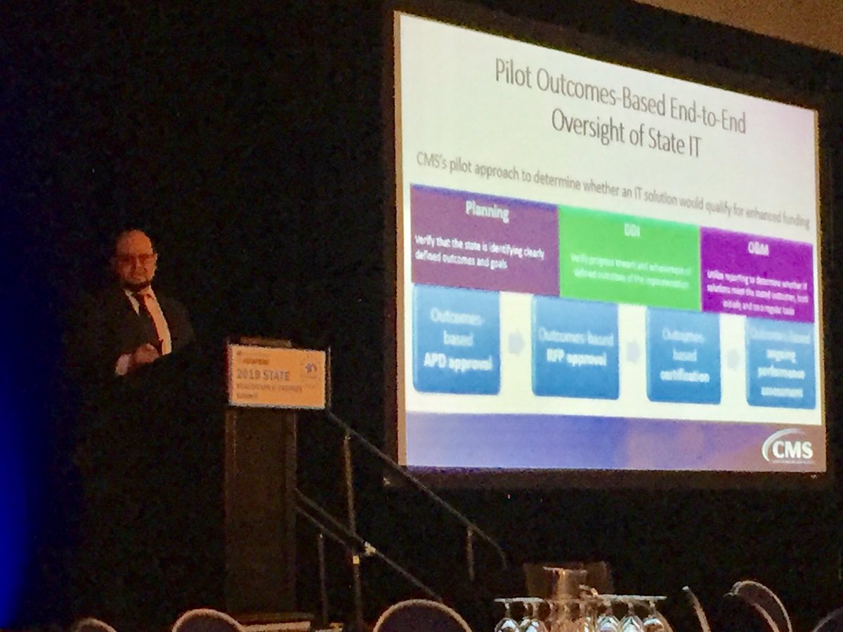 deecath2's tweet photo. CMS and Ohio discuss progress on the outcomes-based electronic visit verification certification experiment @HealthITCONNECT. @MITREhealth @MedicaidGov #StateHIT https://t.co/oSUJfQV17H