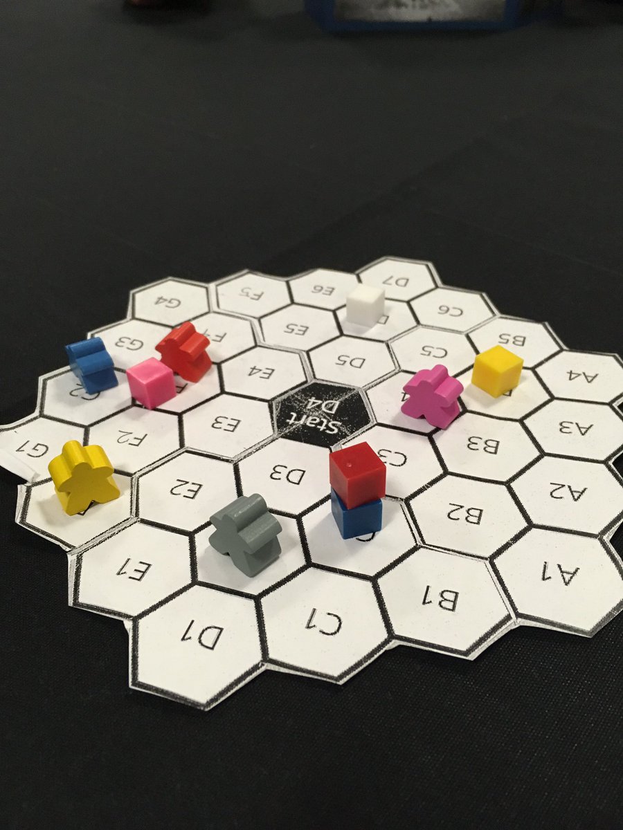 SiegeKlaw's tweet photo. Had some great playtesters for Nuke Warz, our fast-paced area-control social-deduction game at #GDC19 https://t.co/eG6Fj28MbX