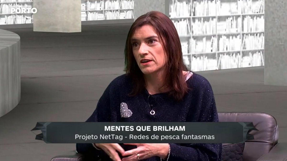 CiimarUp's tweet photo. NetTag project, explained by the researcher Marisa Almeida from @CiimarUp on the program "Mentes que Brilham" by @PortoCanalpt .
#CIIMARnews
https://t.co/nqosr0Ft46 https://t.co/yn3XvucFwp