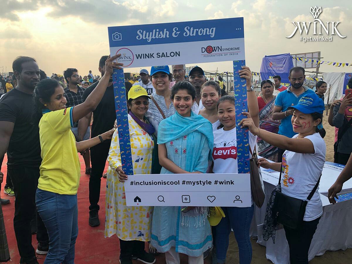 sai_pallavians's tweet photo. #SaiPallavi 
at #InclusionIsCool 
to attend #DownSyndromeAwareness event 
on #WorldDownSyndromeDay 
last Sunday Morning in #Chennai .
.
.
PC-@whatawink .
.
.
#mystyle #wink https://t.co/GHsMUmad7Q
