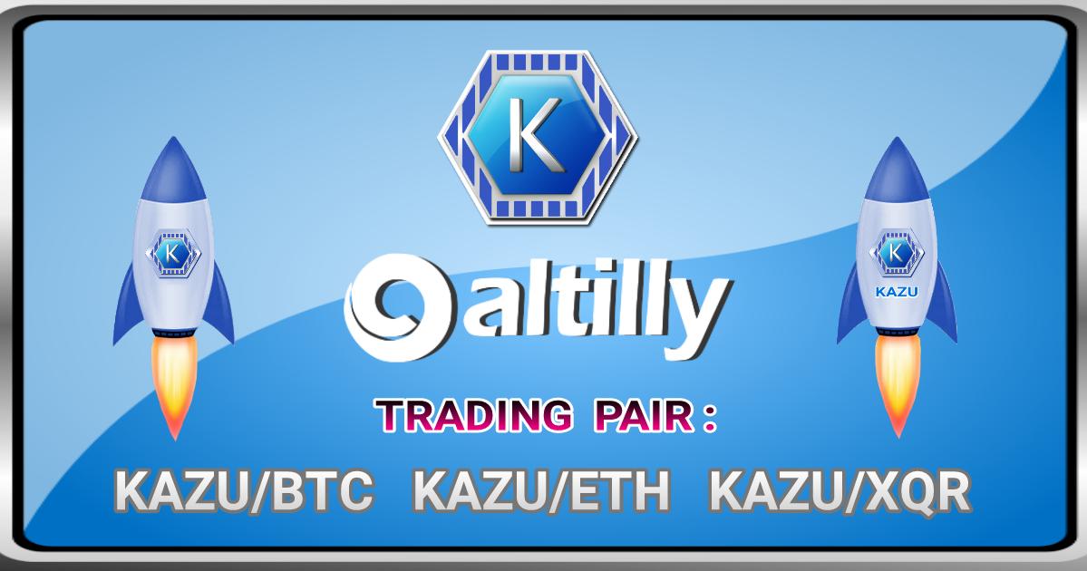 CentraBitcoin1's tweet photo. KAZU trading pair on @altillycom
KAZU/BTC
KAZU/ETH
KAZU/XQR
Happy Trading 😊
#Kazucoin #KazuSilver #KazuGold #KazuByte #KazuFamily #ADecentralizedWayOfLife #Altillycom #BitexLife
https://t.co/DtBrsrTBxz https://t.co/NtC3jj00lW