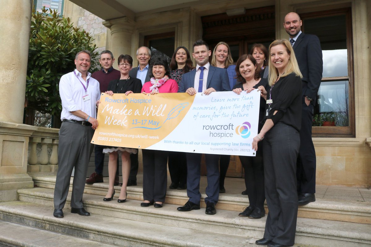 chrislintonlaw's tweet photo. Delighted to join @RowcroftHospice this morning with other South Devon law firms for the #makeawillweek2019 Wonderful as always for all the law firms to come together for an important cause! Speak to @wmlegal and book in for yours! #makeawill #seekprofessionalhelp https://t.co/gvW80tJsv3