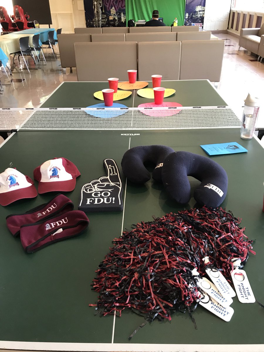 FDUAthleticAdv's tweet photo. Come play some Major Pong with us at Major Madness in the SUB from 12-2. We’ve got lots of fun giveaways! @fduMetroAAC https://t.co/4Ktc9d0wqu