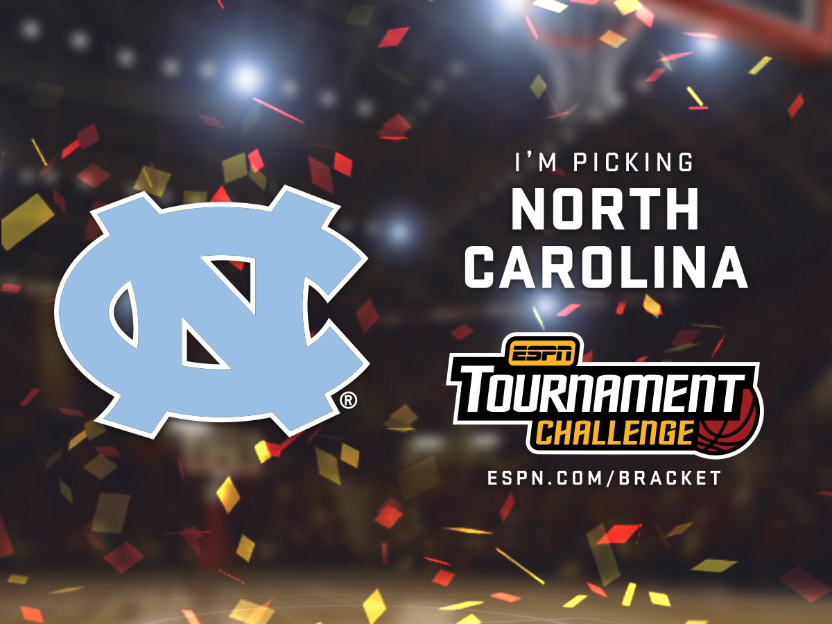 Samsonbigdog's tweet photo. I picked North Carolina to win the National Championship. Who will you pick? #bracket https://t.co/2KXNrX2WcK https://t.co/BM6UQFqM5i