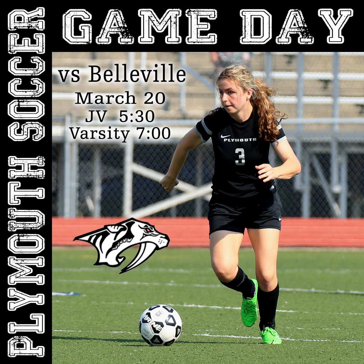 It is game day for <a href="/PVSwildcats/">Plymouth Soccer⚽️🖤🐾</a>! Let's go 'Cats! Start the season strong! #RaisetheStandard