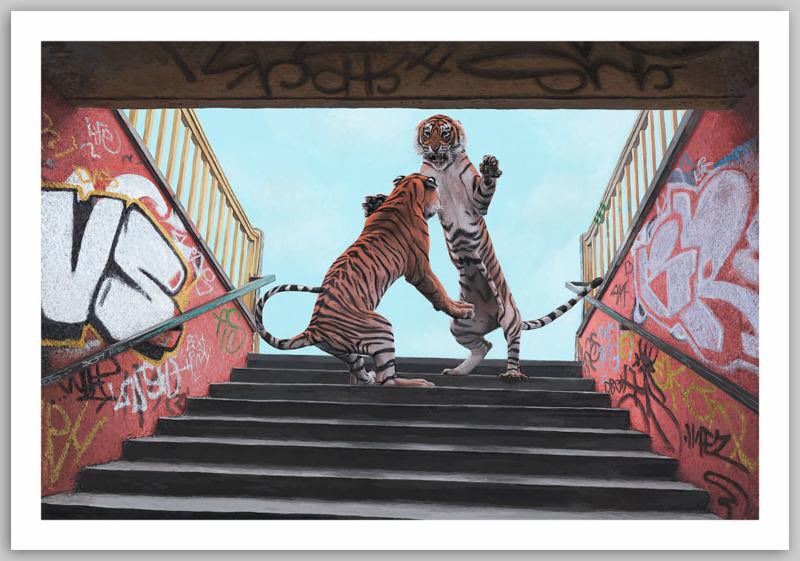 ThinkspaceArt's tweet photo. New #print from #JoshKeyes available today starting at 10AM Pacific / 1PM Eastern vis our webshop:

https://t.co/fcIARrb1gO https://t.co/6NTWPMYnpw