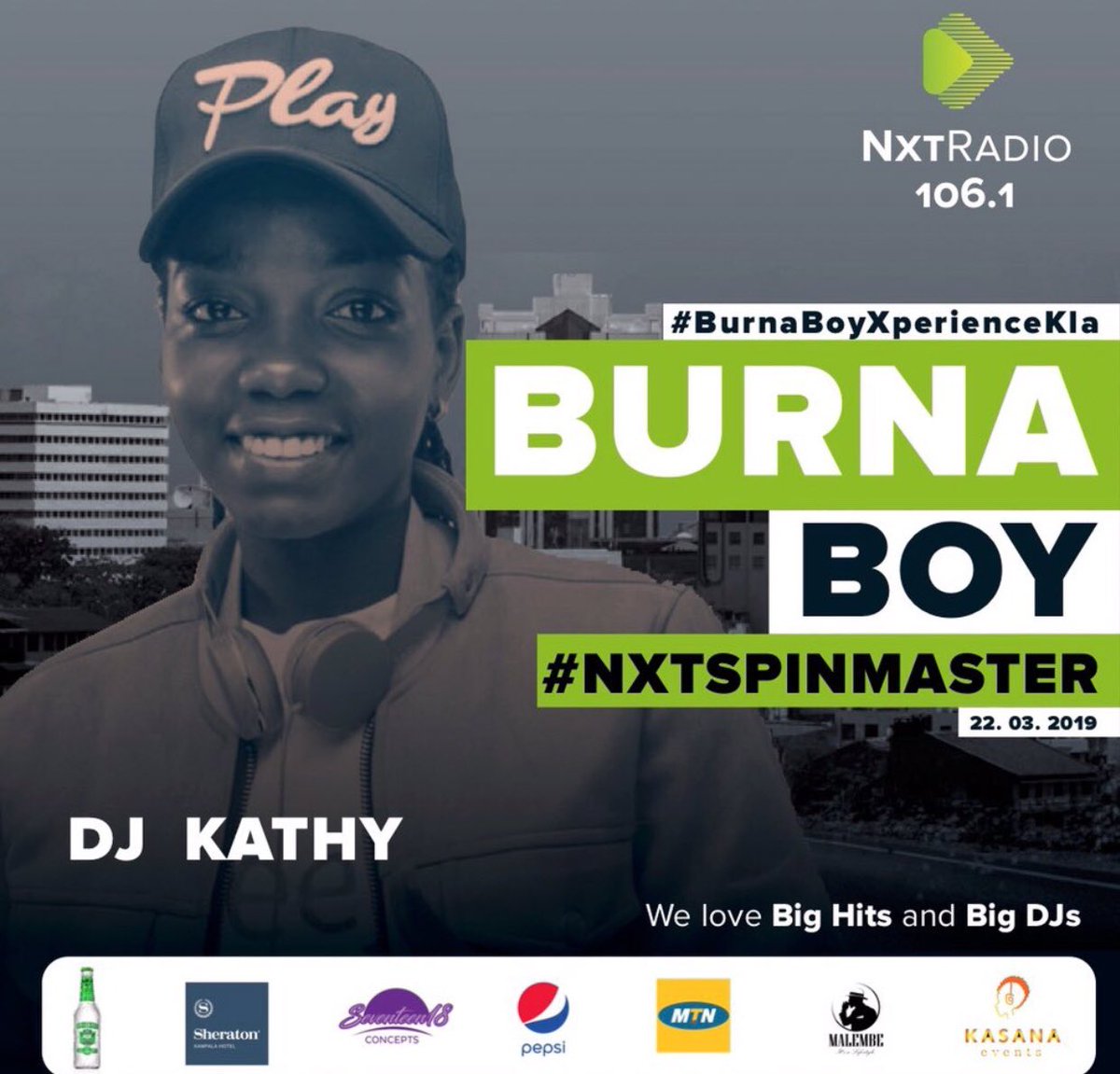 deejaykathy256's tweet photo. #BurnaBoyXperienceKLA #NxtSpinMaster
Kampala Here i come.. let's Make this Happen๐ช๐ฝ๐ช๐ฝ Superstar FemaleDJ256. Let the Music Speak https://t.co/fqZosenF7K