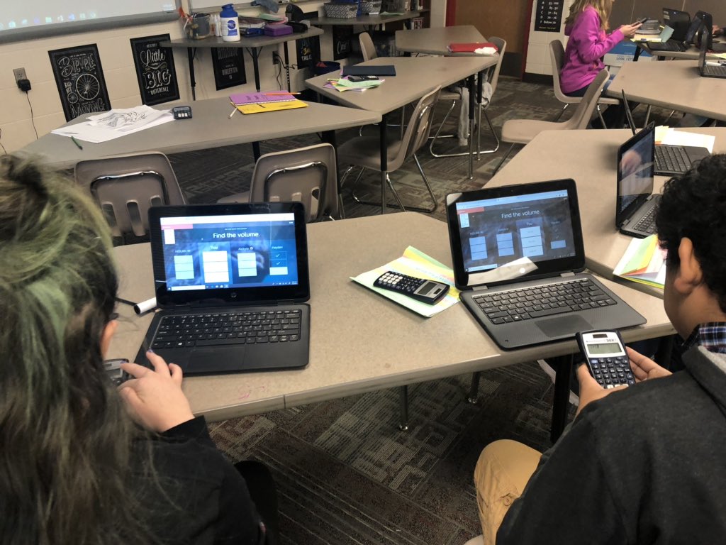 CariKennedy376's tweet photo. Let’s talk about math talk! These kids talk math every time we play @quizlet live! Today we practiced what we have been learning. I love hearing the explanations they give each other. I adore my job. #bEAST #RCASforward #blendedlearning https://t.co/NMTuVxGPc8