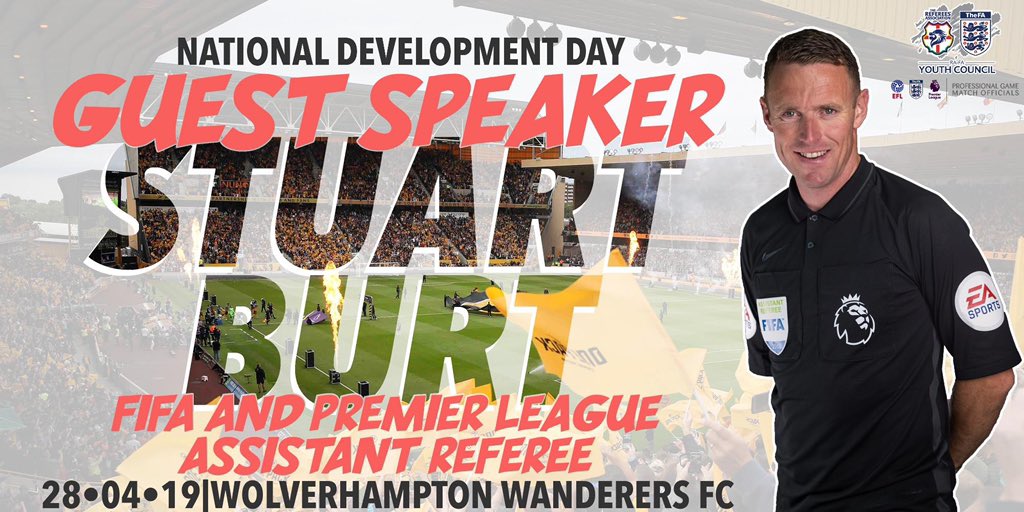 ChloboMatthews's tweet photo. Sign up now to attend The @RAFAYthCouncil National Development Day 📝
📅 Sunday 28th April 2019
📍@Wolves 🔶
On the day:
📌CPD
📌Networking Opportunities to
📌Meet up with fellow young referees
📧 Email info@rafayc.co.uk to secure your place!
#RDF #RAFADP ⚽️ https://t.co/wEXCXpW5Rg