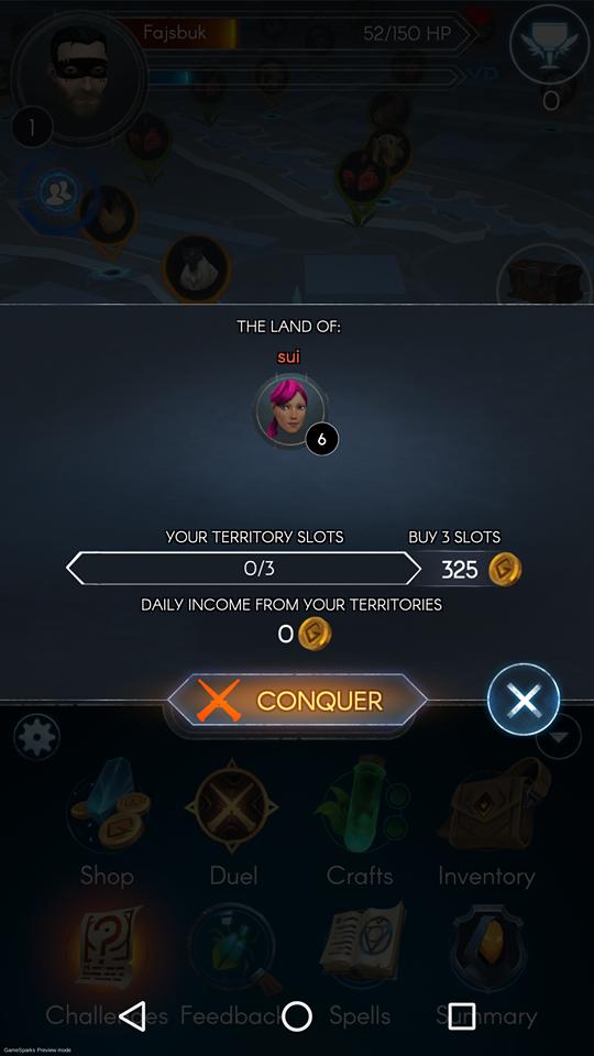 MagussGame's tweet photo. Testing Territory Wars. You can soon start conquering the wizarding world around you. Magic awaits! https://t.co/drKCeyjpLI