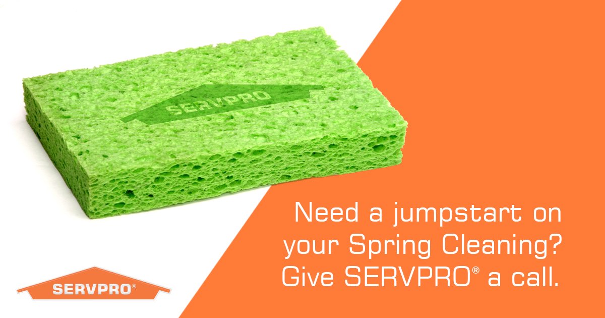 SERVPRO® is Here to Help® with your spring cleaning. #FirstDayofSpring