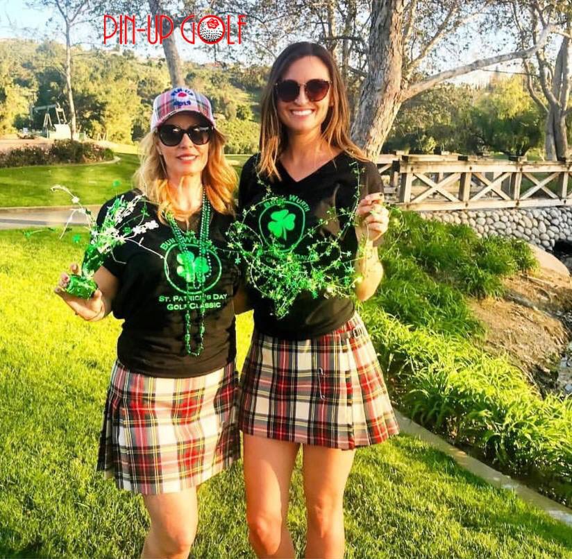 PinUpGolf's tweet image. Had a jolly good time celebrating St. Patrick's Day &amp;amp; raising lots of money for Bunk Wurth's Memorial Golf Tournament at @coyotehillsgc. It’s always an option to have us wear a tournament/sponsor shirt or hat with our uniform if requested.  #ProfessionalFundraisers #StPatricksDay