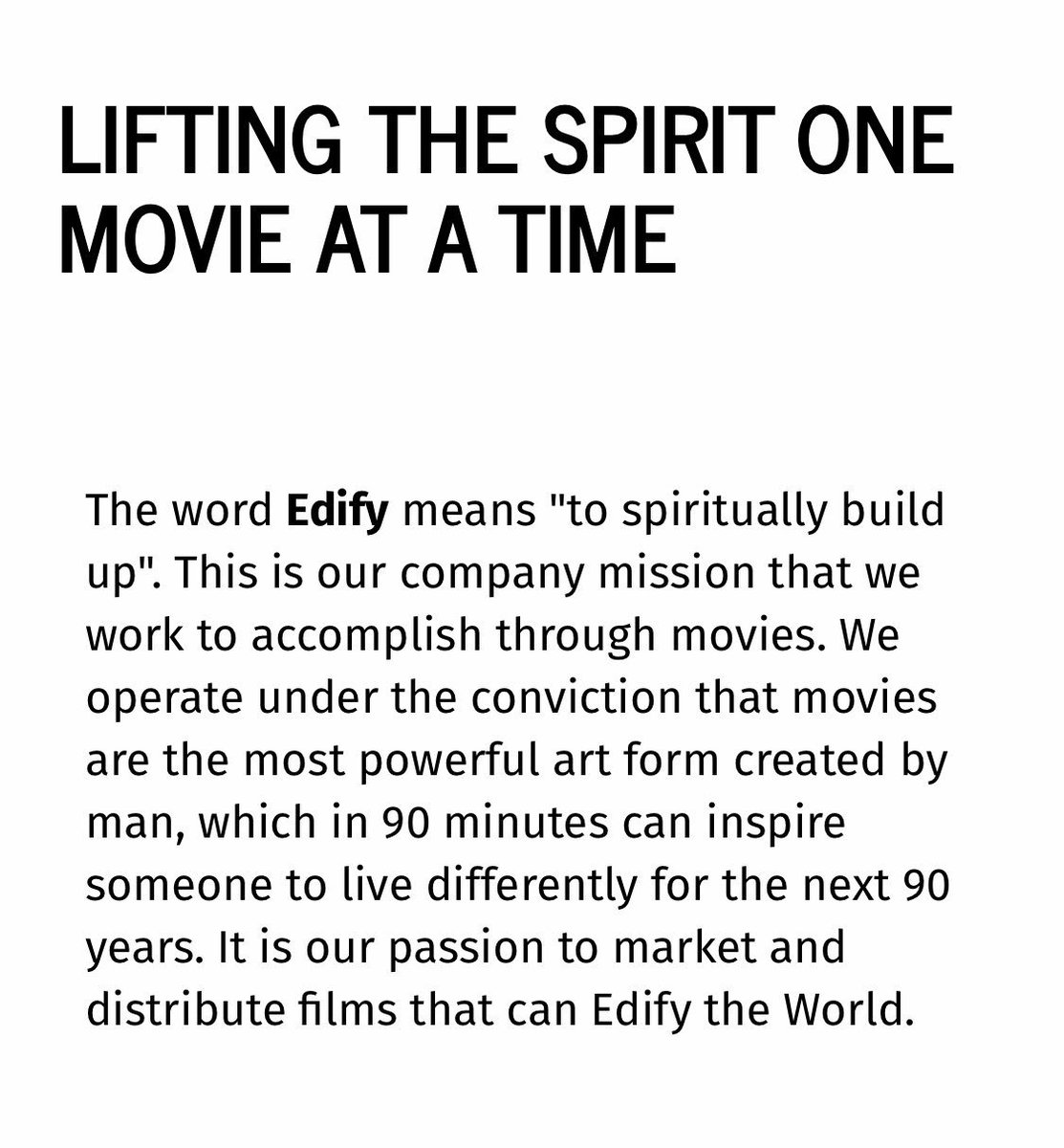 EdifyFilms's tweet photo. Did you ever wonder what’s behind our name? Take some time today and build up someone around you! ❤️ #Edify #EdifyFilms #Hearties #AboutUs #WhenCallsTheHeart https://t.co/aSH0uLfS7T