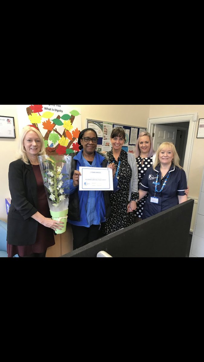 BluebirdcareW's tweet photo. Many congratulations to our Care Assistant Andrea who has been with Bluebird Care Waltham Forest for three years.We are all very proud of Andrea and happy she is part of the team. https://t.co/LSudgKjvyG