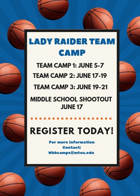 MTSU WBB Camps tweet media