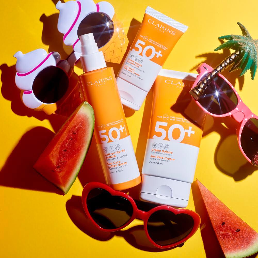 Just in! <a href="/clarins_uk/">clarins_uk</a> NEW sun care range has arrived in the salon - 100% plant-based complex to protect against sun damage and photoageing #Clarins #Holidays
#margaretbalfourbeautycentre