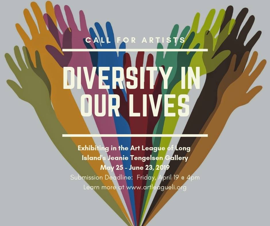 newark_arts's tweet photo. Call for Artists: The Art League of Long Island’s upcoming juried exhibition “Diversity in Our Lives” invites artists from the NY Tri-State area to submit artwork dealing with their interpretation of diversity.
https://t.co/JWhTwMRWWn
#NewarkArts https://t.co/9KiIRf8cud