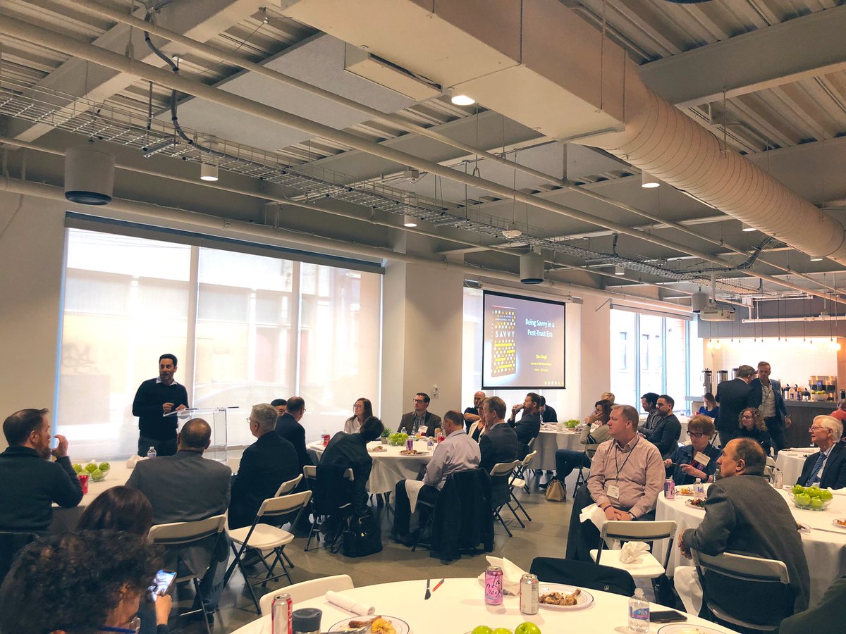 cintrifuse's tweet photo. .@shivsingh has taken the mic at #HackingTrust and is ready to dive deep for his afternoon keynote on being savvy in a post-trust era. #StartupCincy https://t.co/dCBWzDIKWR
