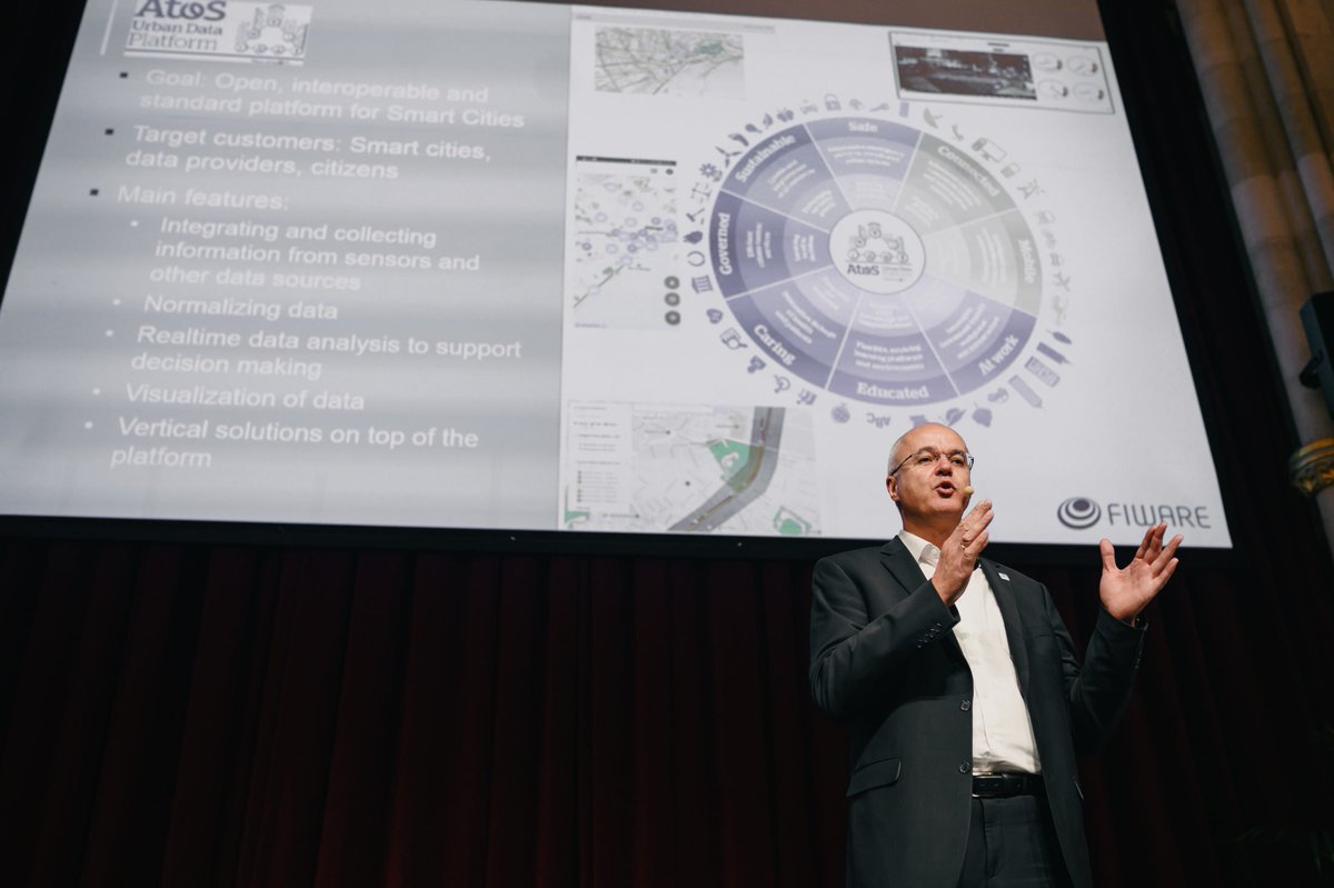 FIWARE's tweet photo. A little throwback to last week when #FIWARE Foundation CEO @AhleFIWARE and FIWARE Solution Architect Gernot Böge attended and participated in the 5th International #B2B Software Days 2019. Thanks to everyone who attended our sessions! #FIWARE #SWDays19 https://t.co/VfetrMjddh https://t.co/2enMP61p8p