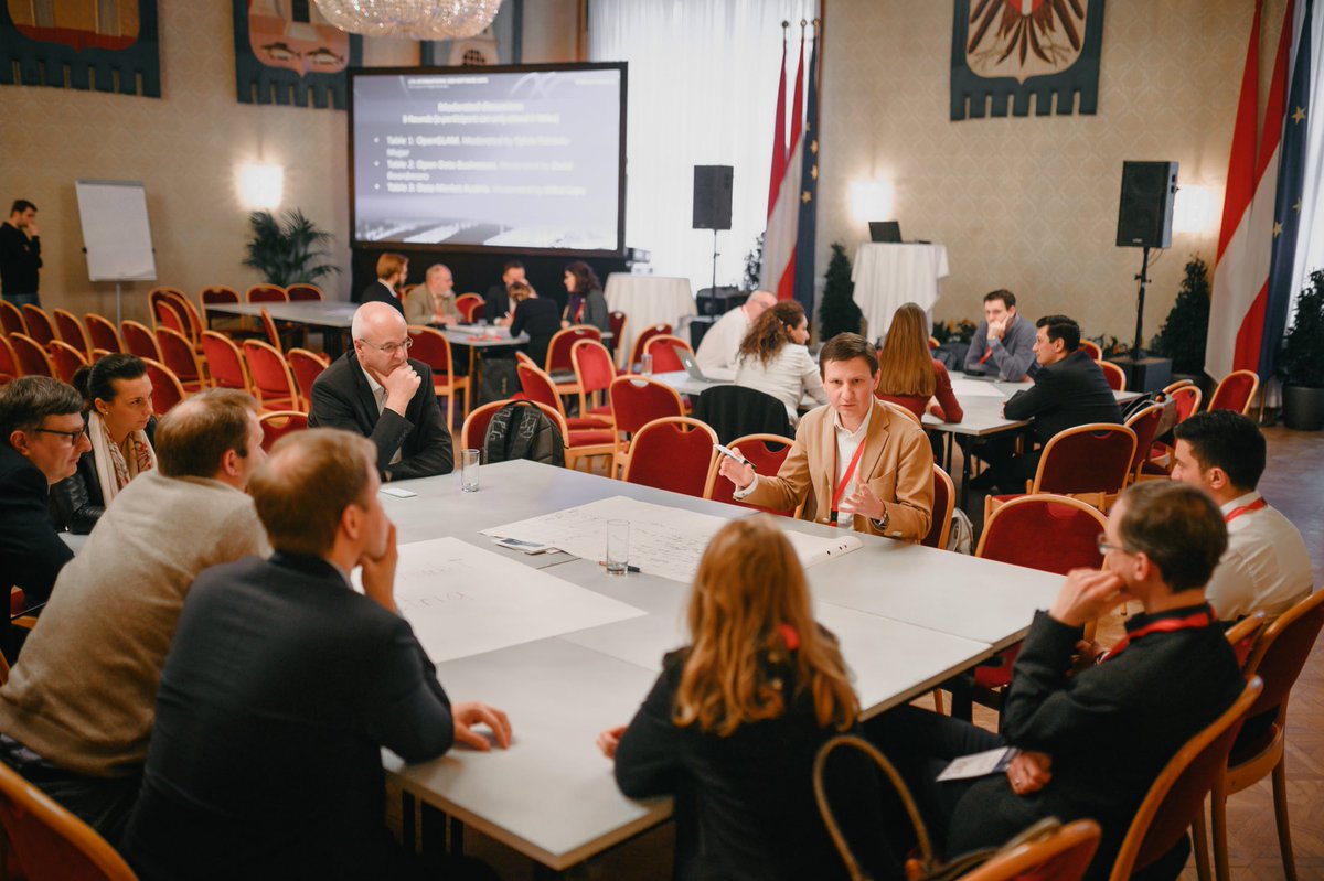 FIWARE's tweet photo. A little throwback to last week when #FIWARE Foundation CEO @AhleFIWARE and FIWARE Solution Architect Gernot Böge attended and participated in the 5th International #B2B Software Days 2019. Thanks to everyone who attended our sessions! #FIWARE #SWDays19 https://t.co/VfetrMjddh https://t.co/2enMP61p8p