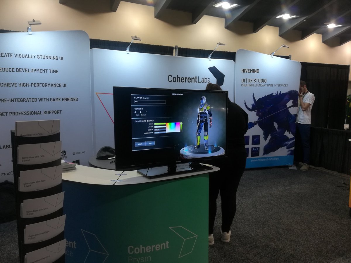 Come to see the future of Game UI. We are @ GDC and we have some goodies for you all! Booth S142 in South Hall! #GameUISolved #GDC19 #gameui #gamedev