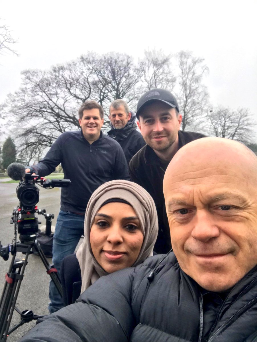 Filming in Blackburn!