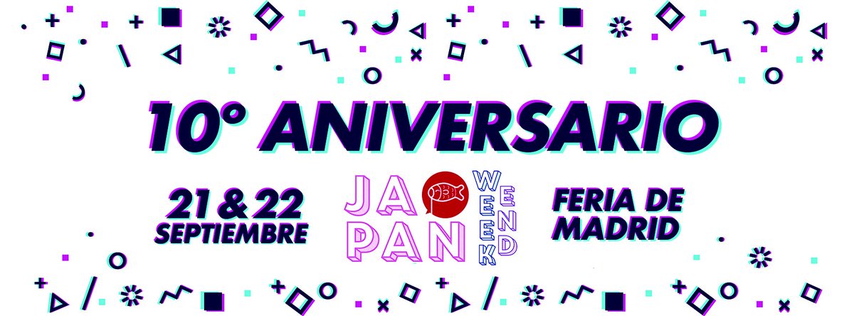 Japan_Weekend's tweet photo. ¡Eh, que Japan Weekend cumple 10 AÑOS en Madrid! 🎉

Lo celebramos sorteando un ABONO GRATIS para nuestra próxima edición: el 21 y 22 de septiembre, en Feria de Madrid.

💥 Síguenos y dale RT para participar 💥 https://t.co/ClpbQGuwHU