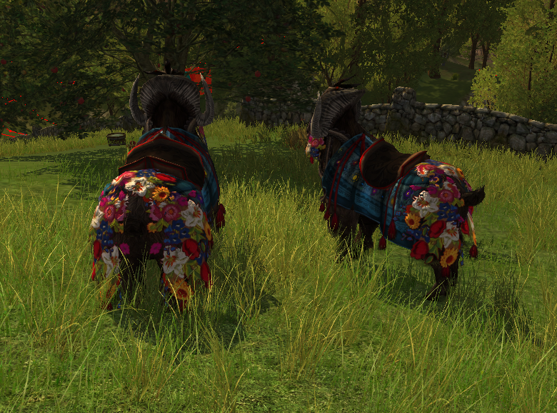lotro's tweet photo. Celebrate warmer weather and all things seasonal in Middle-earth during our Spring Festival, available now through March 9th! Here are this year's new rewards. #LOTRO https://t.co/sO7HPMLXEW