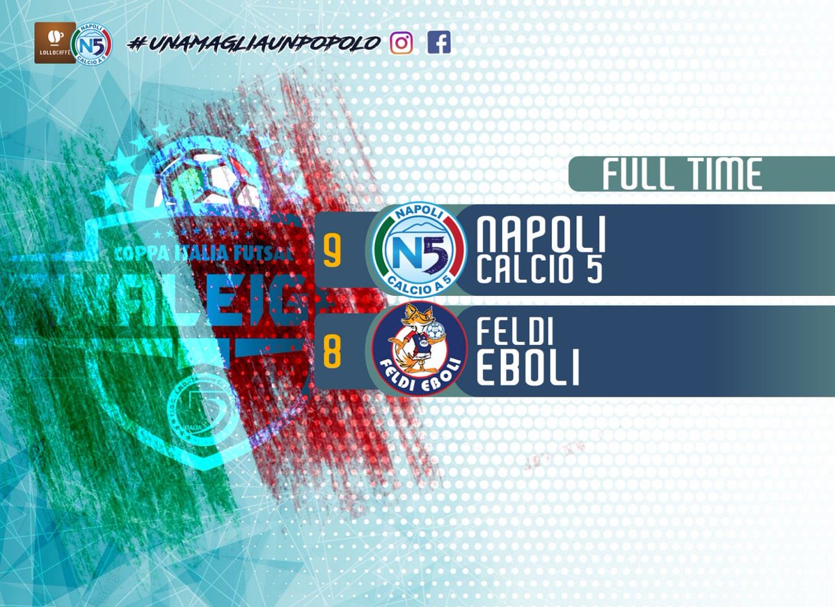napolic5's tweet photo. ‼️ SIAMO IN SEMIFINALE!
😍 Il Derby è del Lollo Caffè Napoli
❌ Dopo il 2-2 dei tempi regolamentari
🥅 Gli azzurri la vincono ai rigori!
💪🏻 Grazie ragazzi!!
🚌 E ADESSO TUTTI A FAENZA!!

#UnaMagliaUnPopolo 💙

#wearefutsal #futsal #calcioa5 #divisionecalcioa5 #pmgsportfutsal https://t.co/Nu5e8O9D3X