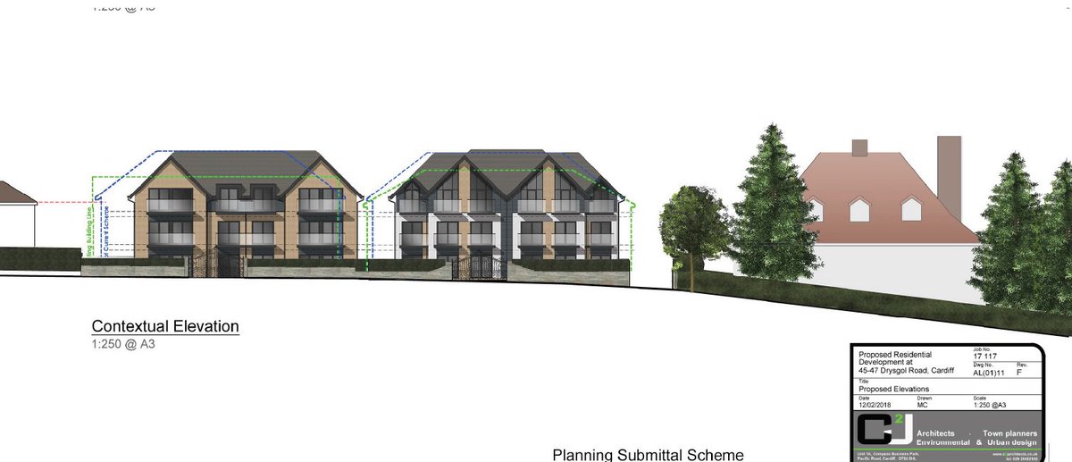 C2JArchitects's tweet photo. Delighted to secure planning consent for 18 no. new apartments and 1 no. dwelling at Cardiff Planning Committee this morning, for our clients Melvin Properties Ltd. The pro-active approach from the Councils officers were key in expediting the process and result at committee https://t.co/PCPRsq9jQh