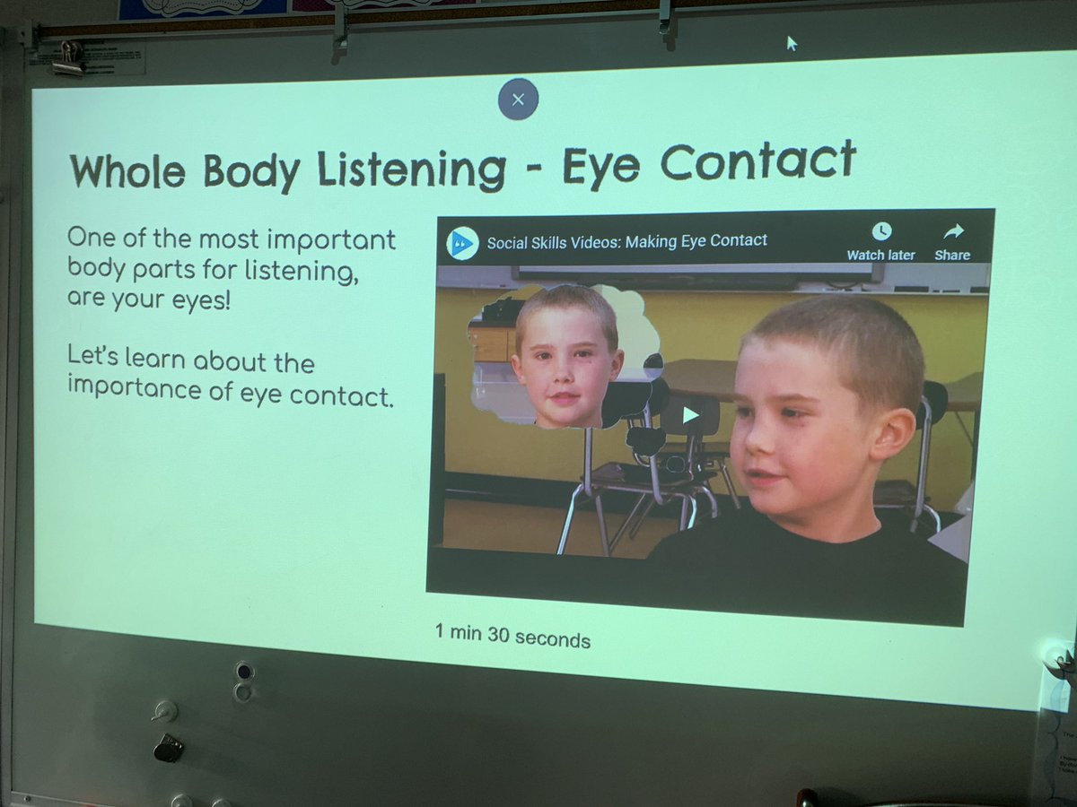 MrsWhitcombEDU's tweet photo. #habit5 in #LEADTime today. How did it feel to have a conversation without eye contact? Answers: Selfish, awkward, disrespected, confused, boring, sad. @atlaselem #VUSDStrong https://t.co/aq7MRZuyal