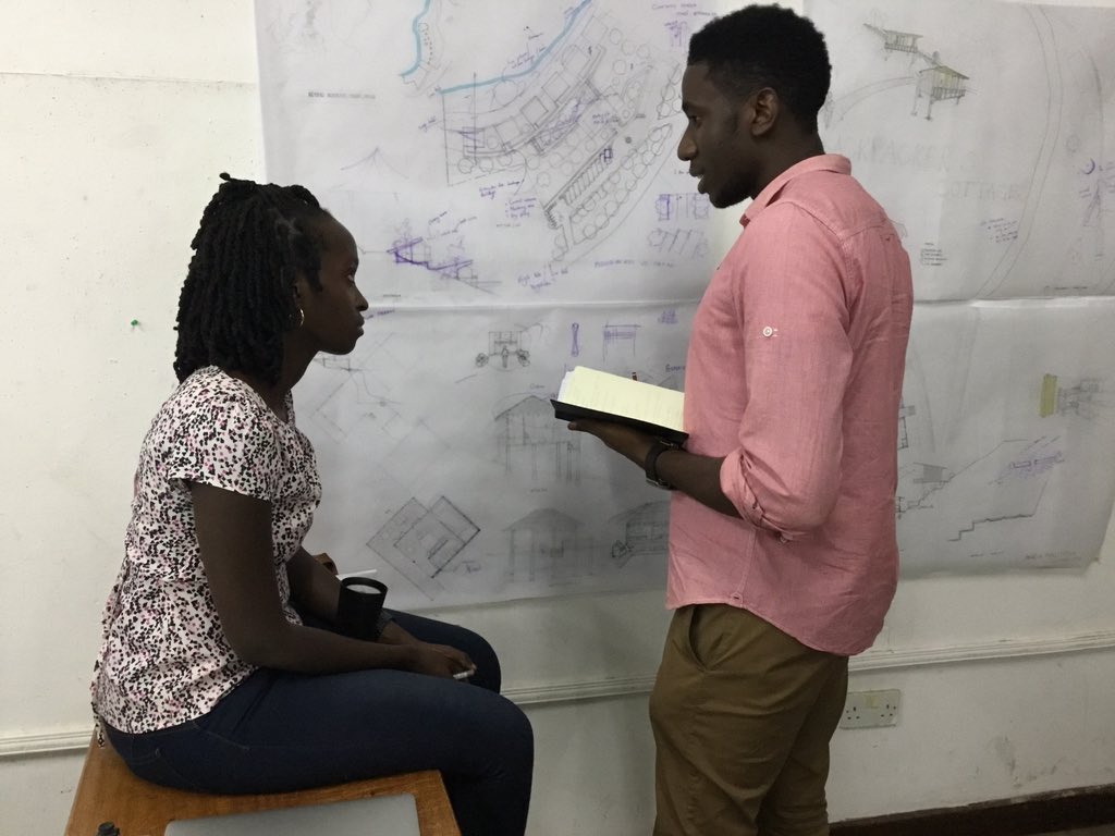 mark_olweny's tweet photo. @FoBEAlumni giving one-on-one crits to @FoBE_UG @besa_fobe students. Thankful https://t.co/PKyYwcNw22