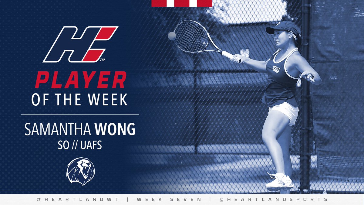 heartlandsports's tweet photo. #HeartlandWT Player of the Week - Week Seven

Samantha Wong went 4-0 last week between singles and doubles for the Lady Lions as UAFS split their matches as a team.

Samantha Wong - @UAFSSports 

📰 - https://t.co/Rq7tGiMQNQ https://t.co/pcf2KAEHDv