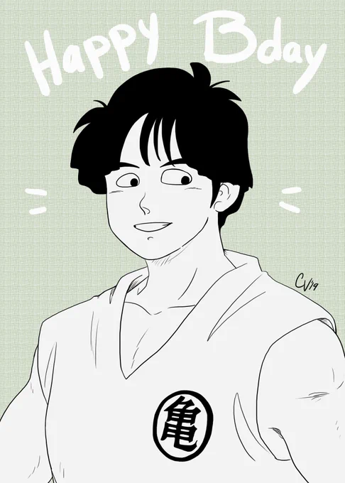 my contribution to Yamcha's b-day !!  hope you like it ! 