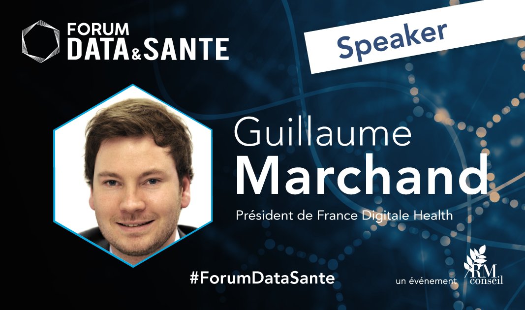 Guillaume Marchand, président de France Digitale Health interviendra le 26 mars prochain au #ForumDataSante à la <a href="/Maison_Chimie/">Maison de la Chimie</a>. Programme et inscriptions  ➡️ bit.ly/2HhTvqh
