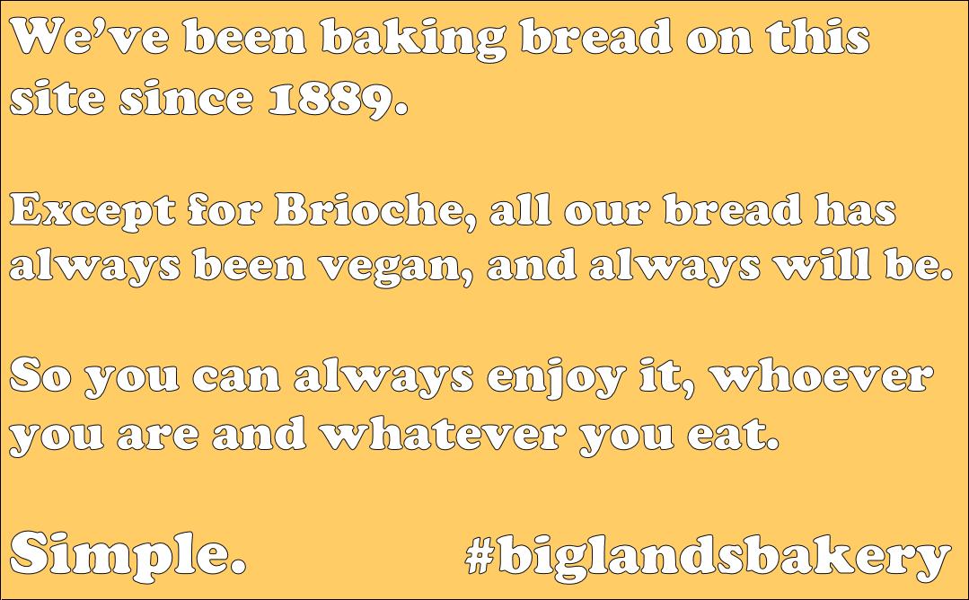 We don't mean to brag, but....

#biglandsbakery #breadforall #vegan